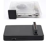 PS1-Emulator-Kit für Optische Laufwerke, 3D-gedrucktes Gehäuse, Gaming-Zubehör mit Speicherkarte, Kompatibel für SCPH 1000 SCPH 7503 (Black)