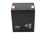 SECURA Batterie 12V 5Ah kompatibel mit WOLF-Garten Scooter Mini 13A326EC650 Rasentrak