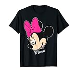 Disney Minnie Mouse Face Portrait Smile Graphic T-Shirt T-Shirt