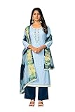 Indischer Salwar Salwar Anzug Salwar Kameez für Damen, Blaugrün. 43,
