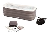 Tubble® Aufblasbare Spa-Badewanne - Aufblasbare Badewanne mit Schaumbad-Funktion – Faltbare Badewanne für Erwachsene – Einstellbarer Wasserfluss – Ambient Taupe - 255 L