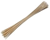 50 Pflanzstab Bambus - Rankstäbe Bambusstäbe für Zimmerpflanzen, Rankhilfe Garten, Pflanzstäbe, Pflanzenstab Rankstab Holz wie Holzstab für Gurken Tomaten 90cm x 6mm Ø