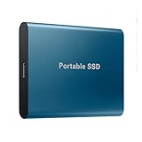 Tragbarer externer Festkörper-Drive-SSD-Externe Festplatte für PC-Laptop Mac Windows Linux Android Gaming PS4 PS5 Xbox One Smart TV,Blau,6 TB