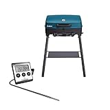 MH-Online Enders Camping Grill Gasgrill klein - EXPLORER NEXT PRO mit Thermometer als Grill Set - Camping Gasgrill Camping - auch als Grill Balkon, Gasgrill Tischgrill - Edelstahl Rost, Alugussgehäuse
