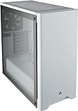 Corsair Carbide Series 275R Gaming-PC-Gehäuse (ATX Mid-Tower mit gehärtetem Glas window, Seitliches Sichtfenster, klaren Innenlayout und vielseitigen kühloptionen) weiß