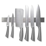 Magnetleiste Messer Wandhalterung | Messerleiste magnetisch Edelstahl | Messer Halterung magnetisch | Messer Magnetleiste Küche | Magnetleiste Messer selbstklebend | Magnet Messerhalter magnetisch