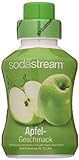 sodastream Sirup Apfel, Ergiebigkeit: 1x Flasche ergibt 12 Liter Fertiggetränk, Sekundenschnell zubereitet und immer frisch, 500 ml, 1020108491