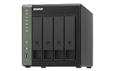 QNAP TS-431X3-4G 8TB 4 Bay Desktop NAS System | Installiert mit 4 x 2TB Seagate IronWolf Festplatten