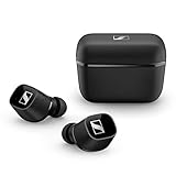 Sennheiser CX 400BT True Wireless Earbuds - Bluetooth In-Ear Kopfhörer zum Musik hören und Telefonieren - Passive Noise Cancellation und anpassbare Touch-Control, schwarz