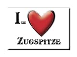 Enjoymagnets ZUGSPITZE (by) Souvenir Deutschland Bayern Fridge Magnet KÜHLSCHRANK Magnet ICH Liebe I Love
