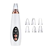 Mitesserentferner, Blackhead Remover, Pore Cleaner, Vacuum Cleaner, Blackhead Remover with 6 Interchangeable Suction Heads, USB Rechargeable Electric Vacuum for Facial Cleansing
