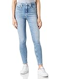 Calvin Klein Jeans Damen HIGH Rise SUPER Skinny Ankle J20J219334 Hosen, Denim (Denim Light), 27W