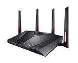 Asus RT-AC88U Gaming Router (Ai Mesh WLAN System, WiFi 5 AC3100, Gaming Engine, 1.4 GHz DC CPU, Alexa & IFTTT & App Steuerung, AiProtection, USB 3.0, Router bis zu 200 m²)