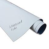 DIN A1 Magstick® Whiteboard-Folie selbstklebend I flexibler Haftgrund für Magnete I XL Ferrofolie in weiß, beschreibbar, nass abwischbar I mag_085