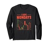 I Love Mondays | Trading Kryptowährung Und Aktien Analyse Langarmshirt