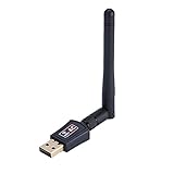 Wireless USB WiFi Adapter, 600M Externe Dual-Band 2.4G/5G Antenne WiFi USB Adapter Empfänger Drahtlose Netzwerkkarte für Win XP/7/8/10