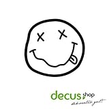 Decus Nirvana Smiley Face Grunge Kurt Cobain // Sticker OEM JDM Style Aufkleber