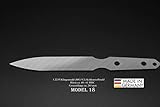 Rohling Messer Model 18 / 283mm Poliert Messerbau Messerstahl Messerklinge Klingenrohling Jagdmesser