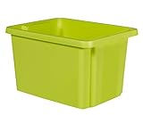 CURVER Drehstapelbox Essentials 26L in grün, Plastik, 42.5x33.5x26.2 cm