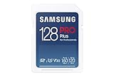 Samsung PRO Plus 128GB SDXC UHS-I U3 160MB/s Full HD & 4K UHD Speicherkarte (MB-SD128K/EU)