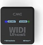CME WIDI Uhost - Wireless USB MIDI Interface Bluetooth 5 - Ultra Low Latency 3-in-1 Bluetooth MIDI Interface für USB MIDI Instrumente, MIDI Controller, Windows, Mac, iOS & Android