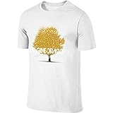 Imagine Dragons Logo T-Shirt T Shirt Merch for Mens Herren Kurzarm Baumwolle Tshirt Tshirts Für Männer Men Geschenk Gift White M
