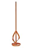 wolfcraft Farb- und Mörtelmischer Ø 80 x 400 mm I 1705099 - für Bohrmaschinen I für Farbe, Lack, Lasur, Mörtel bis 10 kg