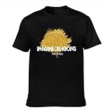 Imagine Dragons Logo Music T-Shirt T Shirt for Mens Herren Kurzarm Baumwolle Tshirt Tshirts Für Männer Men Geschenk Gift
