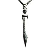 SWORLDesigns Gladius Römisches Gladiator Schwert Hartzinn Halskette mit Geschenkbeutel (Edelstahlkette 50cm)