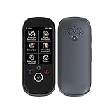 Translator K1 Pro Smart Sprachübersetzer Gerät mit 6,1 cm (2,4 Zoll) Touchscreen, WiFi/Hotspot-Verbindung, Offline-Unterstützung, 77 Sprachen (Farbe: Grau)