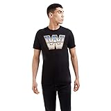 WWE Herren Retro W T-Shirt, Schwarz, X-Large