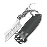 Wurfbeile 3 Stück mit Holster - Throwing Knife - Messer - Küchenbeil schwarz, Silber