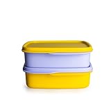 Tupperware Lunchbox Clevere Pause 1x 550ml Flieder + 1x 550ml Gelb
