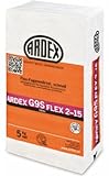 ARDEX G9S Flex-Fugenmörtel 2-15mm 5kg, Farbe'grau' schnell, speziell für Balkone und Terrassen