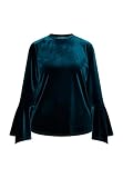 CARNEA Damen Samtshirt 10129143-CA04, PETROL, S