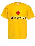 T-Shirt - Bergdoktor (Gelb, L)