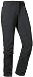 Schöffel Damen Pants Engadin1 Zip Off, elastische Damen Hose mit Zip-Off Funktion, kühlende und schnell trocknende Outdoor Hose für Frauen, asphalt, 40