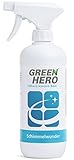 Green Hero Schimmelwunder Chlorfrei bekämpft Schimmelpilze, Sporen & Bakterien zuverlässig 500 ml chlorfreier Schimmelentferner für Holz, Mauerwerk, Tapeten, Kacheln, Polster,Teppiche, Gardinen uvm.