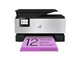 HP OfficeJet Pro 9019e Multifunktionsdrucker, 12 Monate gratis drucken mit HP Instant Ink inklusive, HP+, A4, Drucker, Scanner, Kopierer, Fax, WLAN, LAN, Duplex, HP ePrint, Airprint