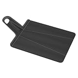 Joseph Joseph Chop2Pot Plus Faltbares rutschfestes Schneidebrett, messerfreundlich (normal) – Schw