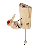 Woudi® Specht Klopfspecht Türschild - Türspecht für Kinderzimmer, Spielturm, Spielhaus, Baumhaus, Glocke, Klingel, Haustü