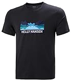 Helly Hansen Herren Herren T-Shirt Nord Graphic T-Shirt-62978, Ebony, 2XL, 62978