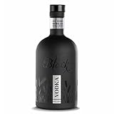 Gansloser BLACK VODKA I Premium Vodka – 6-fach destilliert & sehr mild im Geschmack I Handgemacht in Deutschland I 1x 0,7 L I 40% vol.