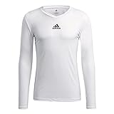adidas Herren Team Base Sweatshirt, White, XL