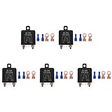 Wlauqueta 12V 200A Relais Auto-Motor Automobil-Boots-Auto Heavy Duty Split ZL180 mit 2 Pin-Abdruck + 10 Terminal - [5 Satz]