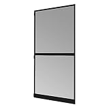 Windhager Insektenschutz, Expert Rahmen Tür 120 x 240 cm, Fliegengitter Balkontür, Fliegenschutz Terrassentür, stabiler Aluminium-Rahmen, ohne bohren,