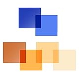 Selens 40x50cm Farbfolie Farbfilter Blau+Orange Transparente Farbkorrektur Beleuchtungs Blitz Folien Farbfolien 6 Stück für 800W Rot Licht Stroboskop Taschenlampe Flash Fotostudio Fotografie