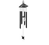 Windspiele Windspiel Outdoor Landschaft Garten Windspiele Balkon Dekoration Kronleuchter Hängelampe LED Bunte Lampendekoration Klangspiel Glockenspiele (Size : 72cm)