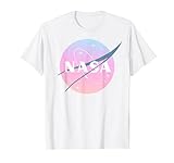NASA Pastel Rainbow Classic Logo Graphic T-Shirt