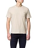 TOM TAILOR Herren 1021232 Alloverprint T-Shirt, 26540-Sandy Beige Fine Stripe, XL
